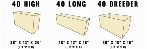 40 breeder tank size